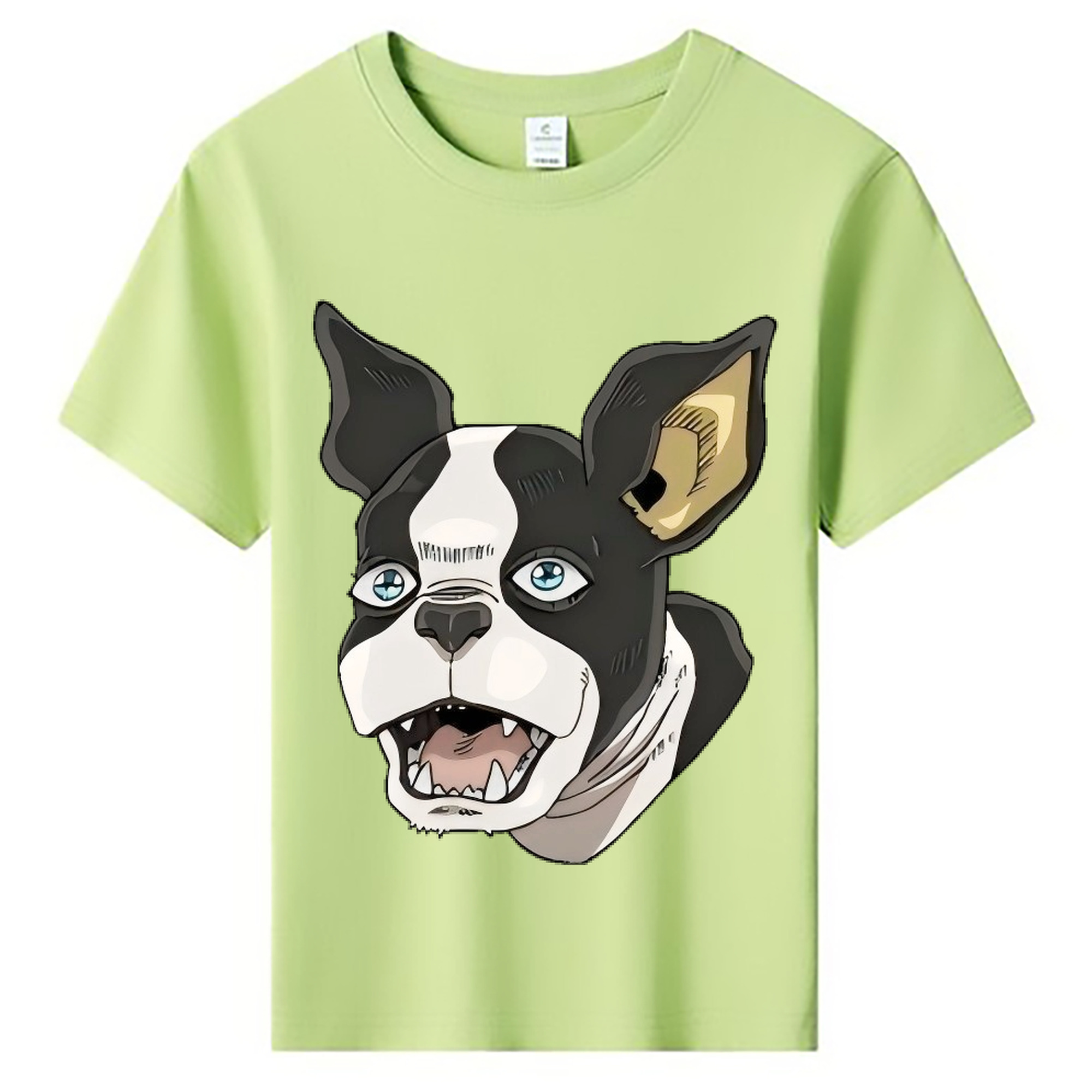 （画像用） ジョジョの奇妙な冒険 イギー JoJo's Bizarre Adventure Iggy 綿100％キッズTシャツ（フロントプリント）
